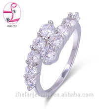 anneaux de diamant de luxe élégants anneaux de placage de rhodium hurrem sultan anneau Bijoux plaqués rhodium est votre bon choix